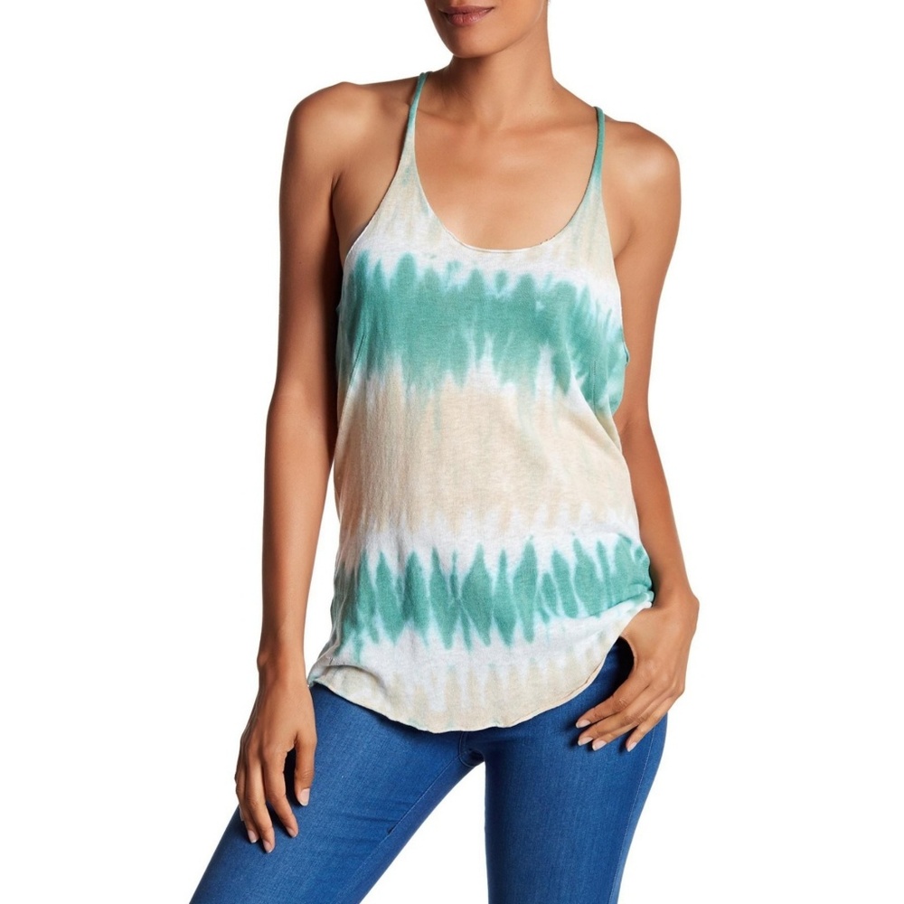 Zadig & Voltaire Josy Tie Dye Racerback Tank Sz M